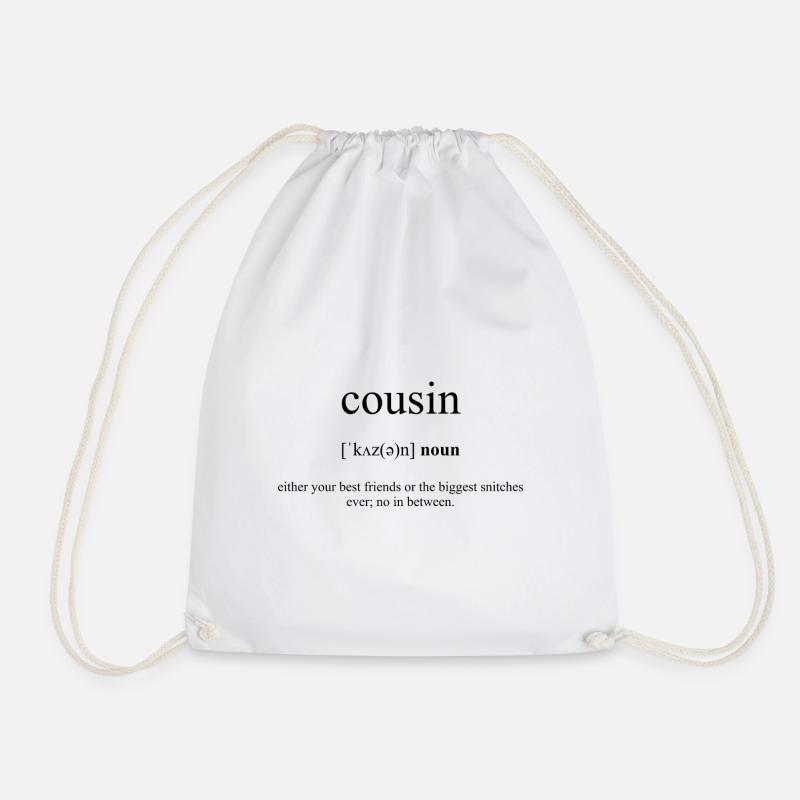 Cousin - Turnbeutel - Weiß