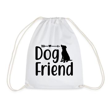 Ami chien - Sac de sport léger - blanc - Devant