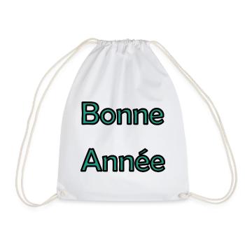 BONNE ANNEE. SAINT SYLVESTRE. NOUVELLE ANNÉE - Sac de sport léger - blanc - Devant