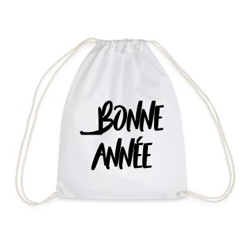 BONNE ANNEE. SAINT SYLVESTRE. NOUVELLE ANNÉE - Sac de sport léger - blanc - Devant