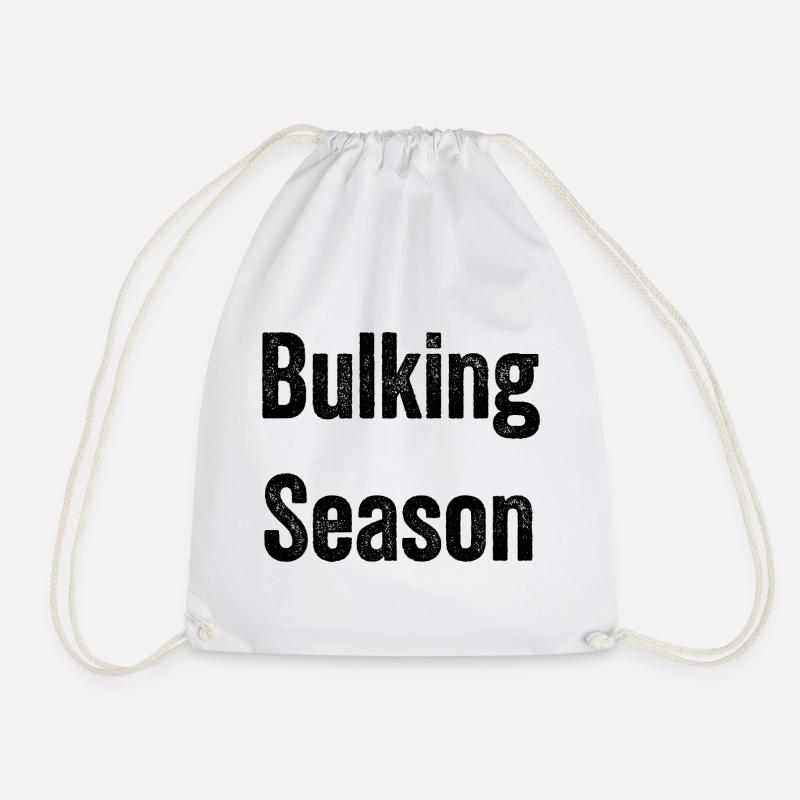 Bulking Season – Mass Gaining Mode - Turnbeutel - Weiß