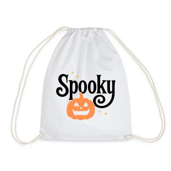 Citrouille effrayante Halloween Design - Sac de sport léger - blanc - Devant