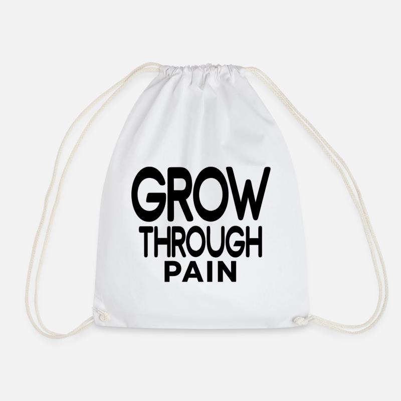 Abstract Colour Block Art Design - Drawstring Bag - white