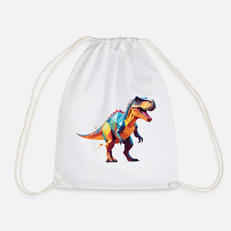 Dino2 - Turnbeutel - Weiß