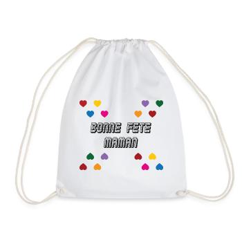 Bonne Fête Maman - Fête des Mères - Sac de sport léger - blanc - Devant