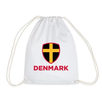 Drapeau national du Danemark - Sac de sport léger - blanc - Devant