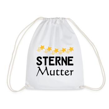 Sterne Mutter Mama Muttertag Familie Geschenk - Turnbeutel - Weiß - Vorne