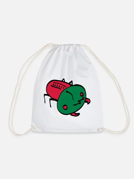 couleur insecte vecteur insecte animal rampant - Sac de sport léger - blanc