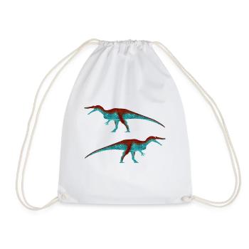 Baryonyx (Classic) - Drawstring Bag - white - Front