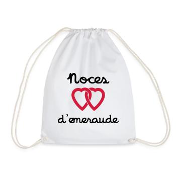 Noces d'emeraude - Sac de sport léger - blanc - Devant