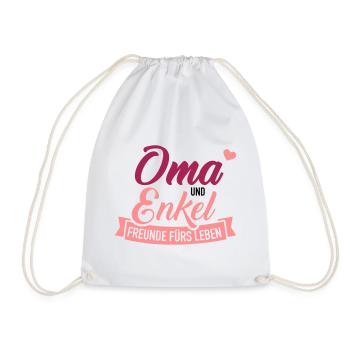 Oma - Turnbeutel - Weiß - Vorne