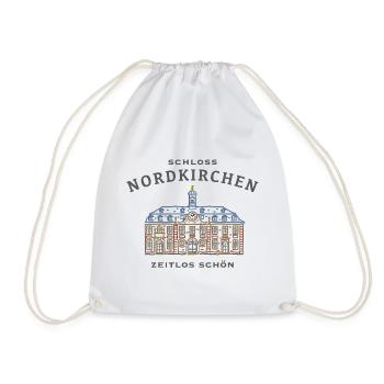 Schloss Nordkirchen, Münsterland - Turnbeutel - Weiß - Vorne