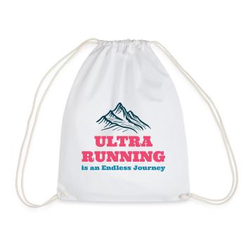 Ultra Running est un Endless Journe - Sac de sport léger - blanc - Devant