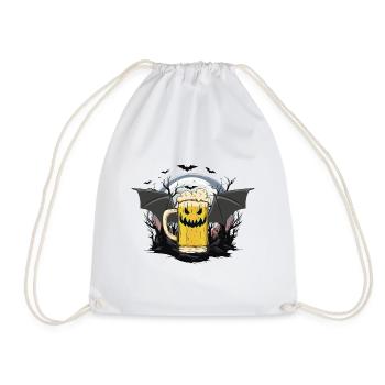 Vambier Vampire Bière Halloween Party Drôle Costume - Sac de sport léger - blanc - Devant