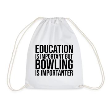 bowling - Sac de sport léger - blanc - Devant