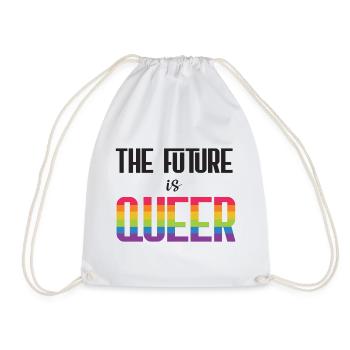 Mois de la fierté LGBTQ - L’avenir est queer - Sac de sport léger - blanc - Devant