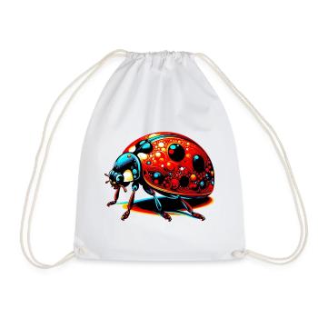 Ladybird - Drawstring Bag - white - Front