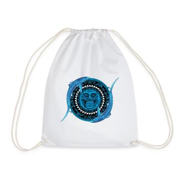 Blue Shark Tiki - Sac de sport léger - blanc - Devant