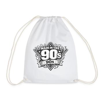 Fabriqué dans les années 90 : logo rétro - Sac de sport léger - blanc - Devant
