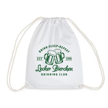 Delicious Beer Drinking Club | Beer | Father's Day - Drawstring Bag - white - Front