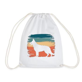 Dingo Australischer Wildhund Tierliebhaber Design - Turnbeutel - Weiß - Vorne