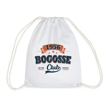 Cadeau 70 Ans Homme 1956 – Bogosse Club - Sac de sport léger - blanc - Devant