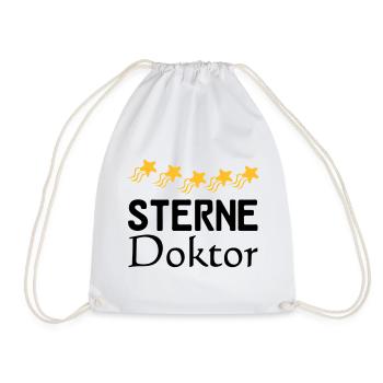 Sterne Doktor Geschenk - Turnbeutel - Weiß - Vorne