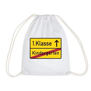 erste klasse - Turnbeutel - Weiß - Vorne