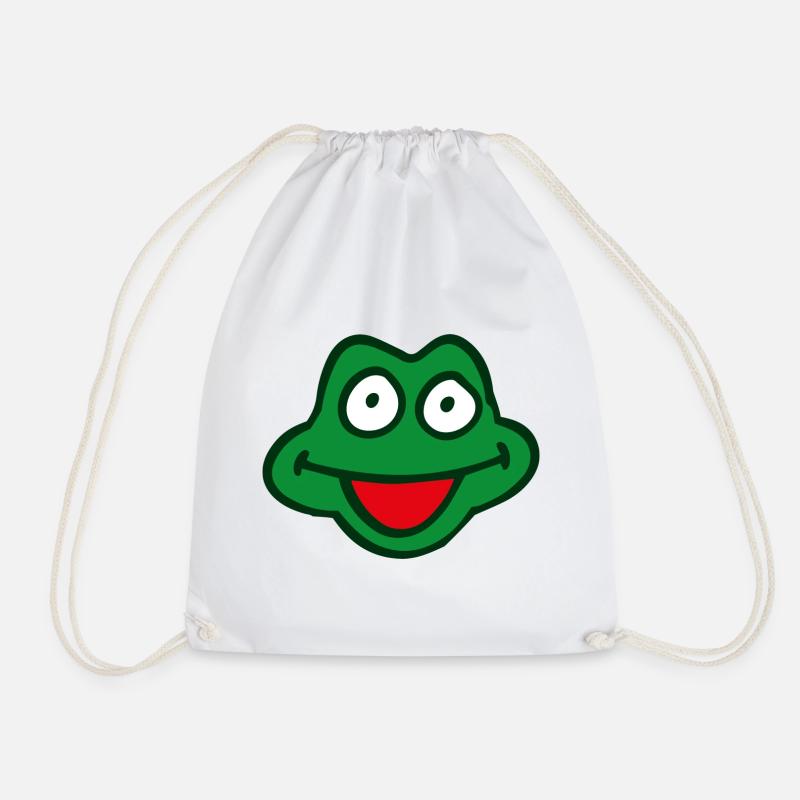 Frosch - Turnbeutel - Weiß