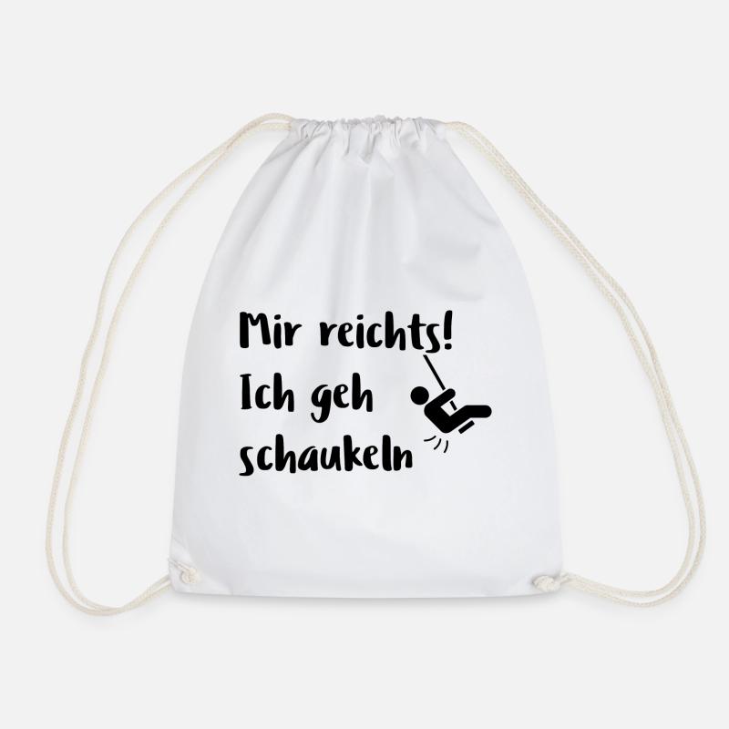 Mir reichts! lustig witzig funny Spruch Geschenk - Turnbeutel - Weiß