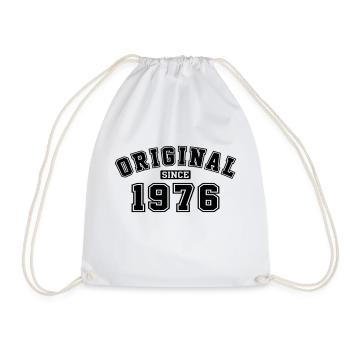 Original Since 1976 College Style - Drawstring Bag - white - Front