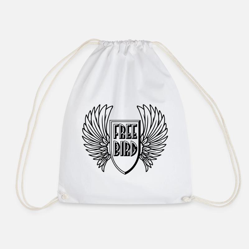 Free Bird - Turnbeutel - Weiß