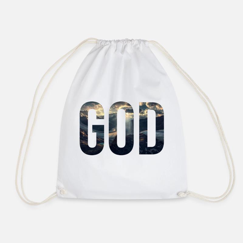 Gott - Turnbeutel - Weiß