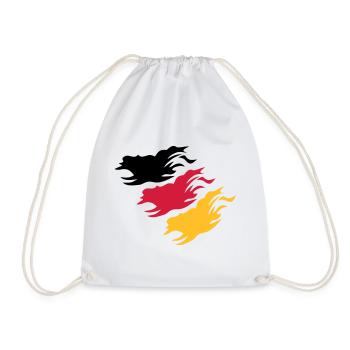 Design Germany - Drawstring Bag - white - Front