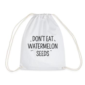 Watermelon Seeds Schwangerschaft - Turnbeutel - Weiß - Vorne