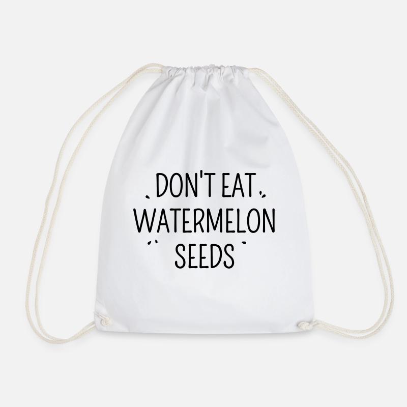 Watermelon Seeds Schwangerschaft - Turnbeutel - Weiß