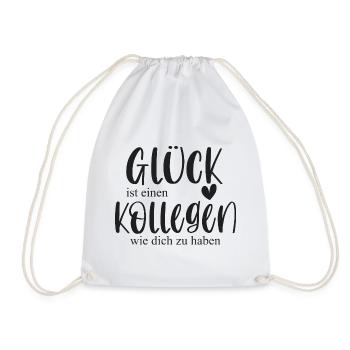 Kollege Geschenk Danke Abschied - Turnbeutel - Weiß - Vorne