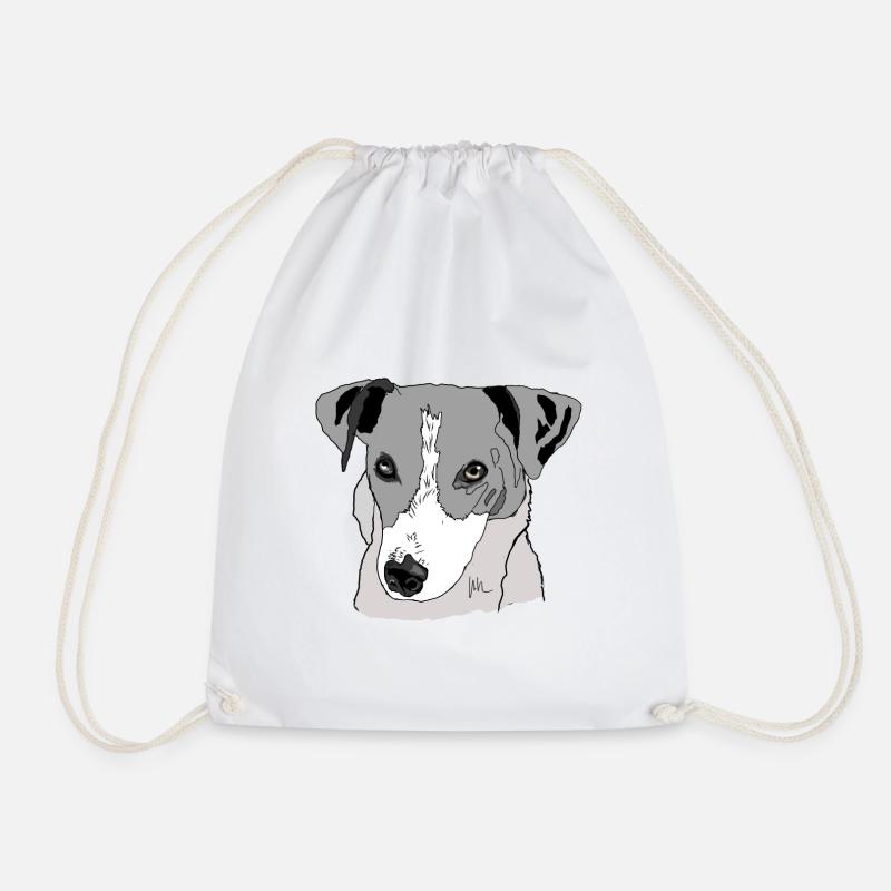 Jack Russel Terrier - Turnbeutel - Weiß