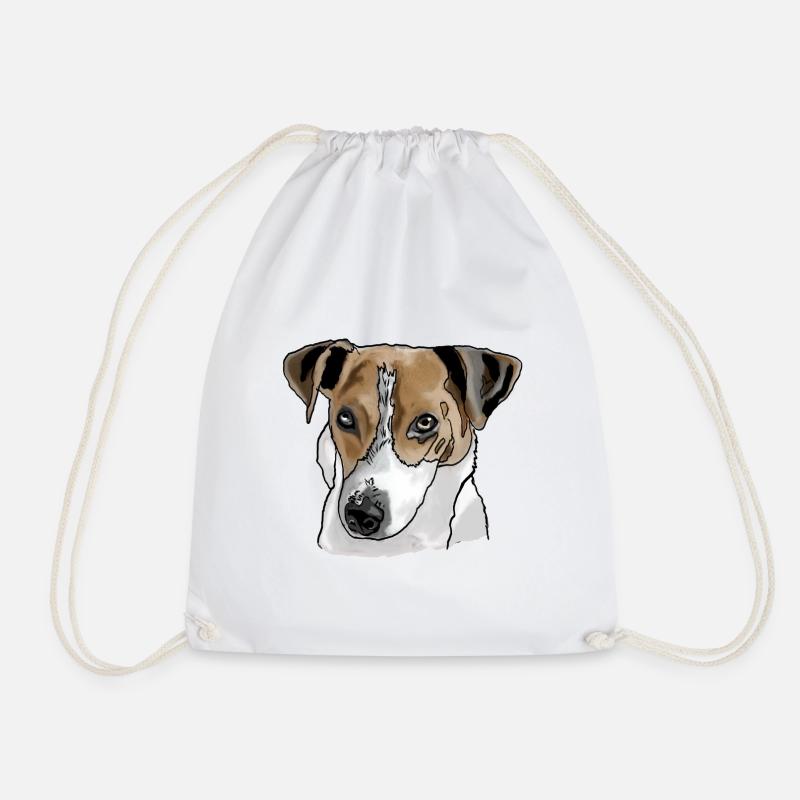 Jack Russel Terrier - Turnbeutel - Weiß
