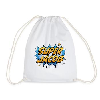 Super Jacob - Drawstring Bag - white - Front