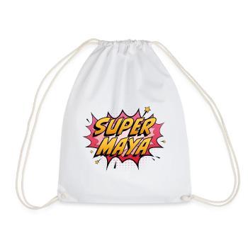Super Maya - Turnbeutel - Weiß - Vorne