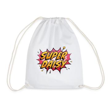 Super Daisy - Drawstring Bag - white - Front