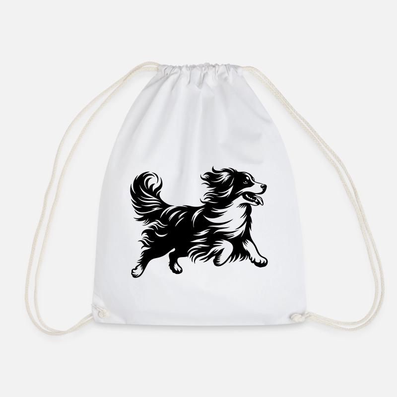 Kooikerhondje - Turnbeutel - Weiß