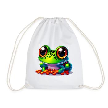 Grenouille - Sac de sport léger - blanc - Devant