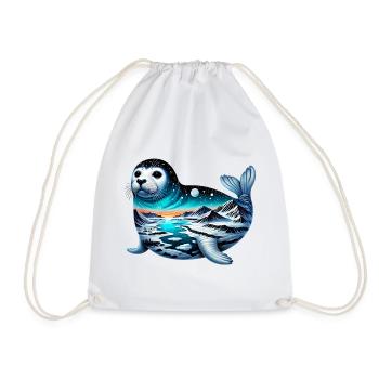 Phoque - Sac de sport léger - blanc - Devant