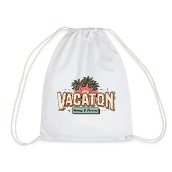 Vacation Retro - Turnbeutel - Weiß - Vorne