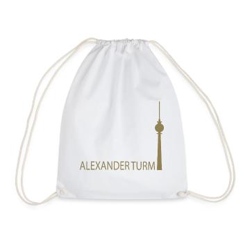 Drôle de tour de télévision de Berlin Silhouette Parodie - Sac de sport léger - blanc - Devant