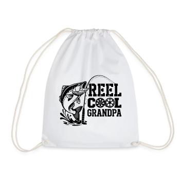Pêcheur, pêcheur, pêcheur, poisson, moulinet, cool, grand-père - Sac de sport léger - blanc - Devant