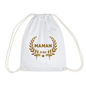 Luxury Mom - Mother's Day - Drawstring Bag - white - Front