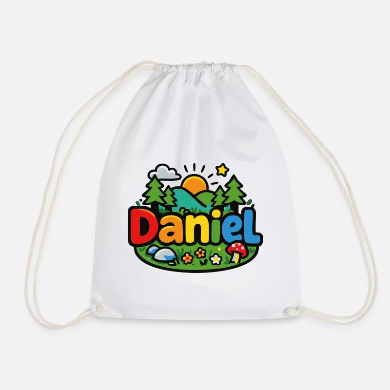 Daniel - Drawstring Bag - white